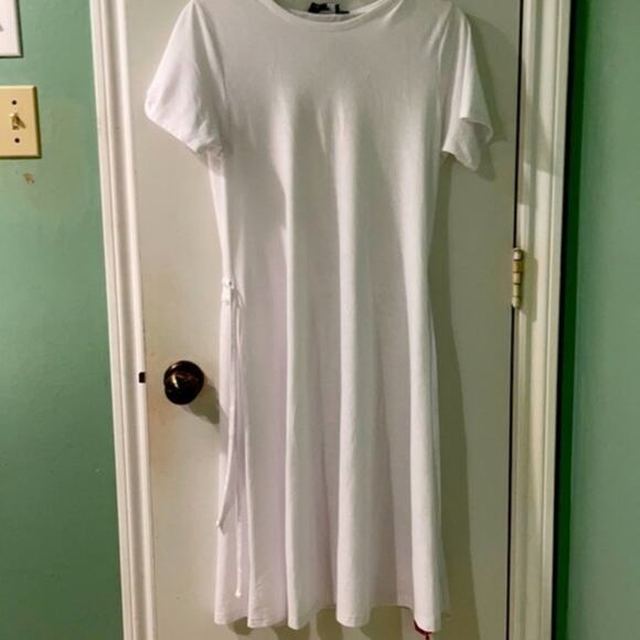 Theory Vormond Knit Lightweight Drawstring Dress M - Picture 3 of 10